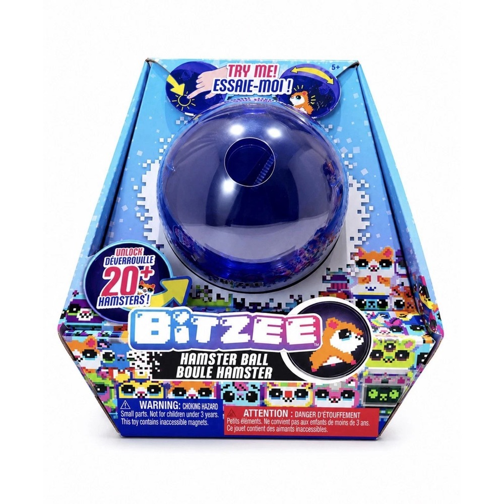 Bitzee Hamster Ball Interactive Digital Pet Kids Blue 20+ Hamsters 6072683